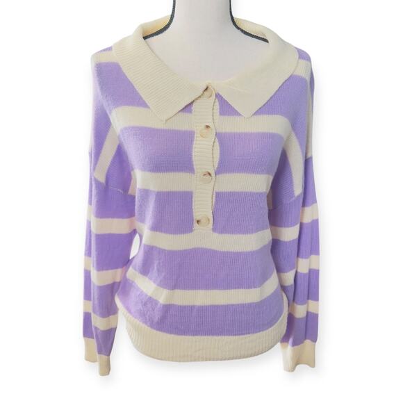 Kawaii Pastel Purple Soft Long Sleeve - Picture 1 of 6